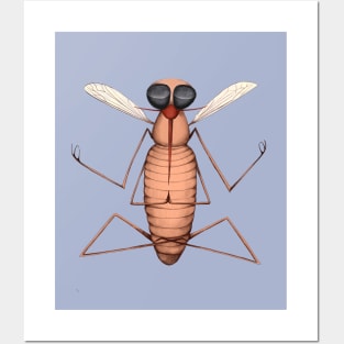 mosquito yoga Posters and Art